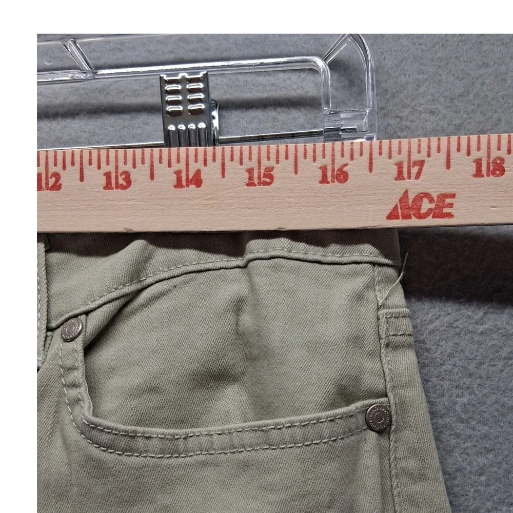 Bandolino Mandie Slim Crop Women‎ Light Green Straight Leg Size 12